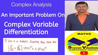 Analytic function Important ProblemVATAMBEDUSRAVANKUMAR [upl. by Zelma]