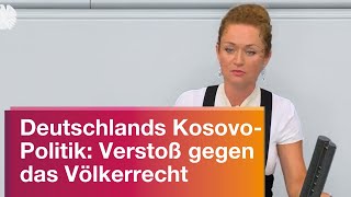 Deutschlands KosovoPolitik Verstoß gegen das Völkerrecht  Żaklin Nastić BSW [upl. by Pelletier]