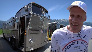 Größte Wohnmobile der Welt mit Hochsitz Lenker und Kaminstube Patrick 28 baut TraumCampervan 🔥 [upl. by Faustena607]