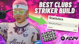 EA FC 24 Pro Clubs Best Overpowered Meta Striker Build [upl. by Nylesoy]