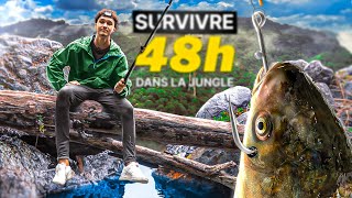 Survivre 48h seul dans la forêt sans eau ni nourriture ft xtyrom [upl. by Ardnasirk548]