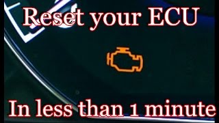 How to reset your ECU in less than 1 minute [upl. by Nyleuqaj919]