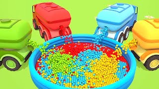 Car cartoons full episodes amp Street vehicles cartoon for kids Helper cars for kids amp Leo the Truck [upl. by Elleuqar]