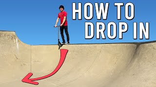 HOW TO DROP IN ON A SCOOTER [upl. by Hewart]