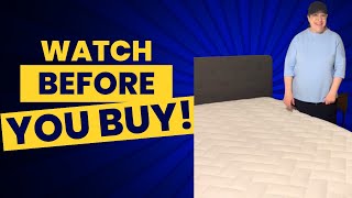 Review and Demo of 10in Hybrid Euro Top Mattress Bed in a Box [upl. by Tresa135]