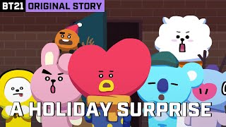 BT21 ORIGINAL STORY EP04  THE UNINVITED GUEST [upl. by Oiludbo471]