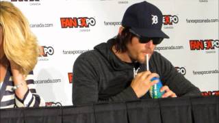 Norman Reedus fan expo goofing around [upl. by Uot167]