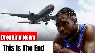 Noah Lyles Makes Swift EXIT 👀 Fans Bash TeamUSA For Disqualifying 4x100 Relay Canada Wins MORE [upl. by Sulrac]