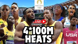 4100M Relay Heats LIVE Paris 2024 Olympics Watch Party [upl. by Naruq395]