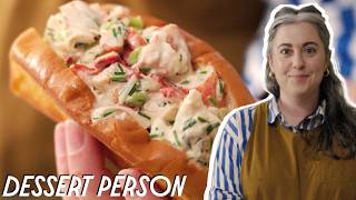 Claire Saffitzs Perfect Lobster Roll Recipe  Dessert Person [upl. by Eelta495]