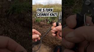 Super easy grinner knot [upl. by Odragde847]