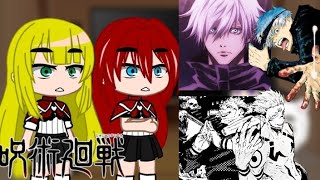 highschool dxd react to gojo satoru é sukuna  issei as gojo [upl. by Anyrtak]