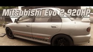 Mitsubishi Lancer Evo II 920HP street race vs Suzuki GSXR 1000 [upl. by Brannon]