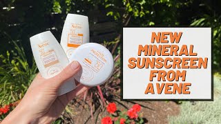 NEW Avène Mineral Sunscreens Demo and Review [upl. by Mari]