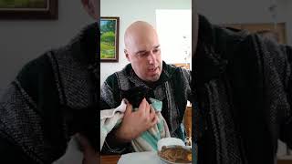 Forcefeeding Cat Post Vet Visit [upl. by Farlay]