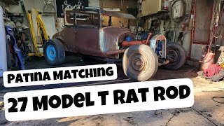 Fitting a Custom Deck Lid and Matching 90 Year Old Patina  DD Speed Shops 1927 Model T [upl. by Nolrah]