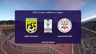 FC Tobol Kostanay – Lincoln Red Imps 20  UECL 20222023 Second qualifying round  PES Fantasy [upl. by Munn605]