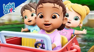 Lavado de Autos para Bebés 👶🏻 Baby Alive en Español 👶🏾 👶🏼 Dibujos Animados Para Niños 💕 [upl. by Anrat]