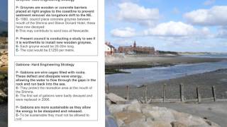 CCEA GCSE UNIT 1 Coastal Management Strategies Newcastle Co Down [upl. by Kopp436]