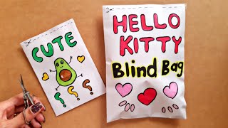 Blind bag Paper Tutorial 💖 How I make blind bag paper [upl. by Najtsirk]