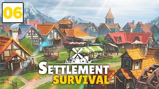 Settlement Survival  100 Year Challenge  Expanding across a River [upl. by Aseuqram628]