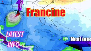 Tropical Storm  Hurricane Francine In The Gulf amp Next One Coming [upl. by Eloc935]