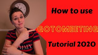 GoToMeeting Gotomeeting Tutorial Video Conferencing 2020 [upl. by Eisak]