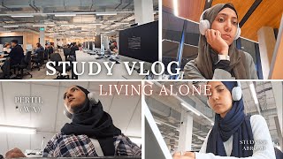 STUDY VLOG📖productive days living alone in AU studying grocery shop🇲🇦🇦🇺 طالبة في جامعة أسترالية [upl. by Tewfik]