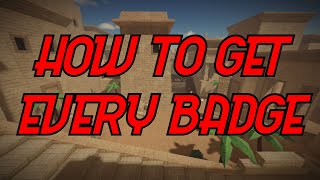 HOW TO GET EVERY BADGE 10 Badges  Roblox Evade [upl. by Ecinrahs]