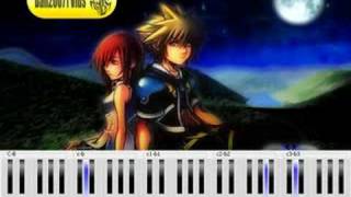 REQ Kingdom Hearts 2  Roxas Theme Piano Tutorial [upl. by Edmonds]