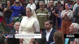 Inauguración del Busto de Ana María Casillas  Homenaje a la Benefactora de Tepatitlán [upl. by Leeland647]