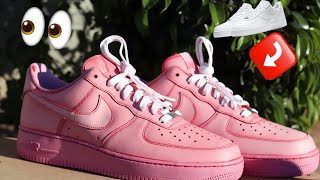 HOW TO DYE AIR FORCE 1s‼️SUPER EASY [upl. by Alburg799]