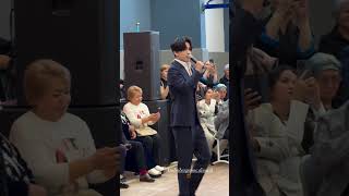 Dimash at the Opening of the Bibigul Tulegenova Creative School [upl. by Emaj]