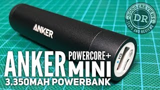 Anker Powercore mini 3350mAh powerbank tested [upl. by Karub]