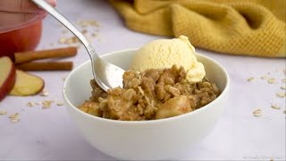 Easy Apple Crisp Recipe  Kitchen Fun With My 3 Sons [upl. by Uriia]