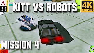 KITT vs Robots  Knight Rider 2 The Game 2004 Mission 4  Aureal Vortex 2 Gameplay [upl. by Itnavart]