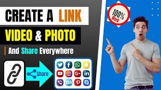 Create LINK Or URL For Your Video And Photo Without Any App 2023  How To Create A Link For Video [upl. by Callista]