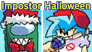 Friday Night Funkin VS Impostor Halloween Update  Imposter Loggos Halloween DX FNF ModAmong Us [upl. by Rellim920]