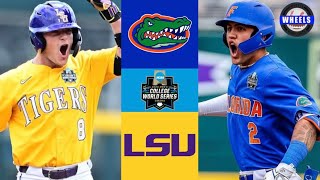 2 Florida vs 5 LSU  Game 2 College World Series Finals  2023 College Baseball Highlights [upl. by Trout806]