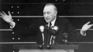 19490920  Konrad Adenauer  Rede vor dem Deutschen Bundestag 4m 07s [upl. by Celisse778]