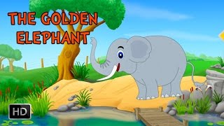 Jataka Tales  The Golden Elephant  Animated  Cartoon Stories for Kids [upl. by Yknarf]