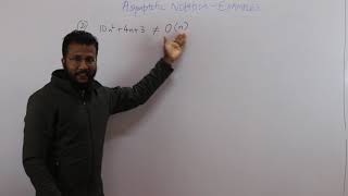 Asymptotic Notations  Examples [upl. by Kcinimod]