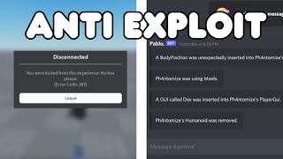 How To Make An Advanced Anti Exploit On Roblox [upl. by Neisa300]