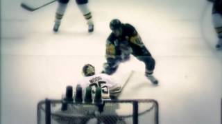 Stanley Cup Moments Lemieux dekes out Bourque [upl. by Ahsaz]