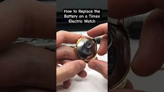 How to Replace the Battery on a Timex Electric Watch batteryreplacement timex howto [upl. by Elegna]