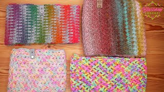 FOUR QUICK amp EASY Crochet Scarf Patterns For beginners and beyond [upl. by Moore]