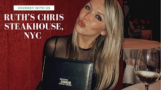 RUTH’S CHRIS STEAKHOUSE NEW YORK NYC  WALKTHROUGH TOUR [upl. by Olympias760]