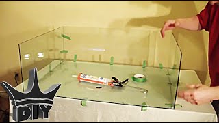 HOW TO Build A Glass Aquarium TUTORIAL [upl. by Ditmore105]