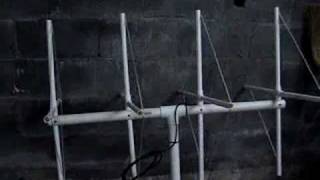 Cubical Quad antenna for the 2 meter band 4 elements homemade [upl. by Costanzia]