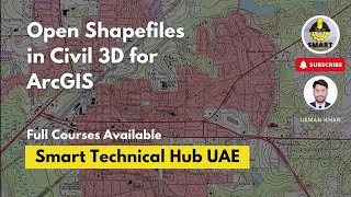 How to Open SHP files in civil 3d  SHP File Details in Civil 3D [upl. by Darian829]